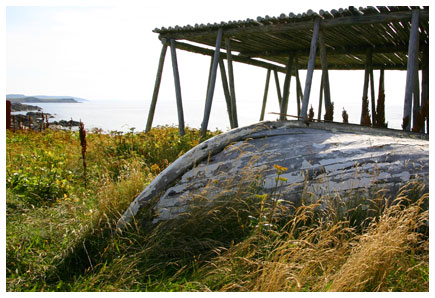 A boat weathered by time